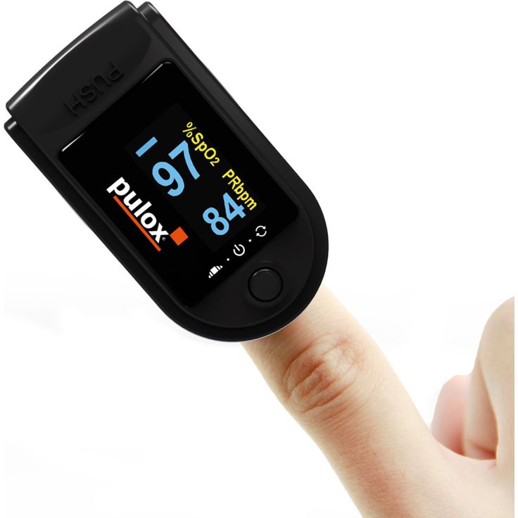 PULOX Pulsoximeter PO-200 Solo, 4 verschiedene Anzeigemodi, 5 Helligkeitsstufen, schwarz – Bild 5