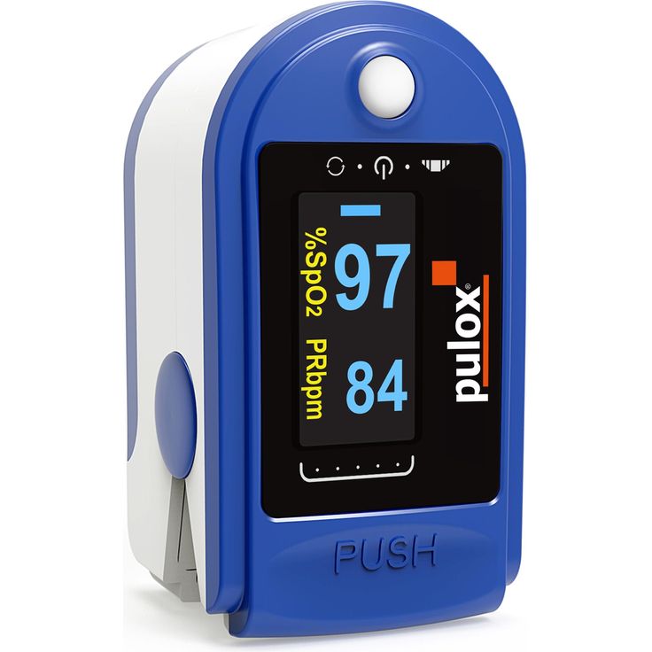 PULOX Pulsoximeter PO-200 Solo, 4 verschiedene Anzeigemodi, 5 Helligkeitsstufen, blau – Bild 5