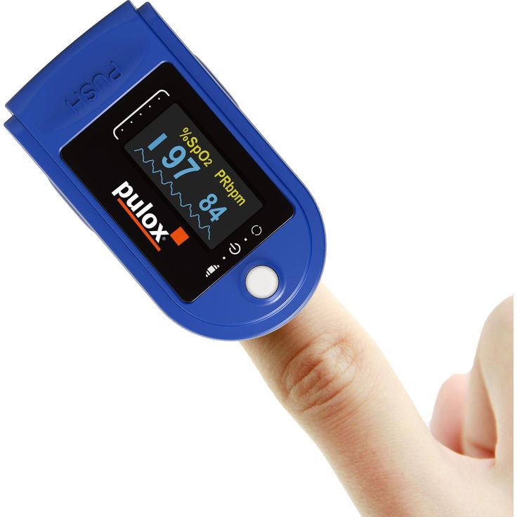PULOX Pulsoximeter PO-200 Solo, 4 verschiedene Anzeigemodi, 5 Helligkeitsstufen, blau – Bild 4