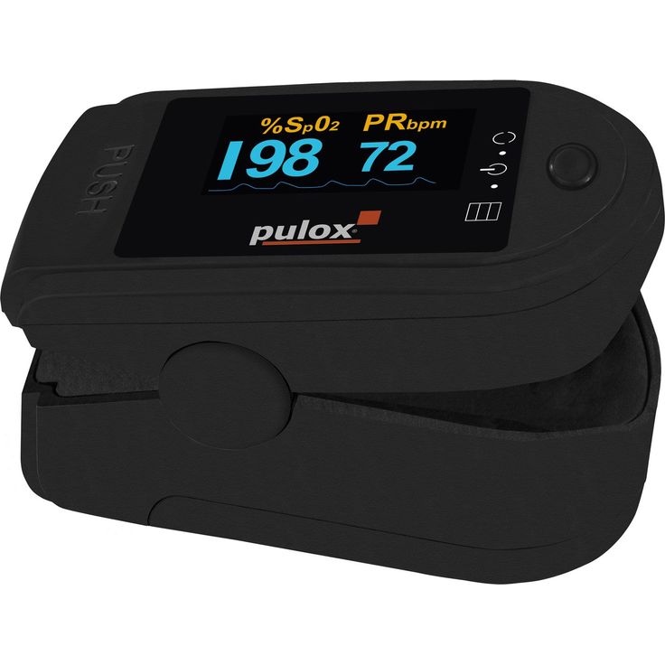PULOX Pulsoximeter PO-200A mit Alarm, 6 verschiedene Anzeigemodi, schwarz
