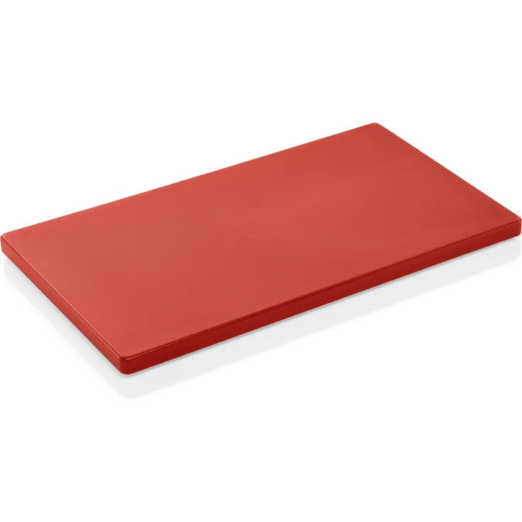 Profi Schneidebrett rot - 50 x 30cm - HACCP zertifizierter Kunststoff - Auch für Gastrobetrieb