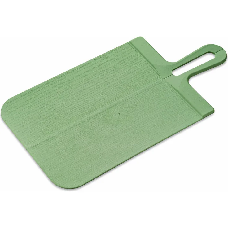 Koziol Schneidebrett Snap L, Klapp-Schneidbrett, Kunststoff, Nature Leaf Green, 24 x 46 cm, 7251703