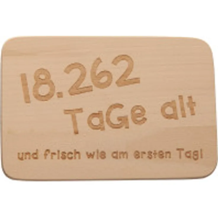 neuetischkultur Frühstücksbrettchen 18.262 Tage alt und...