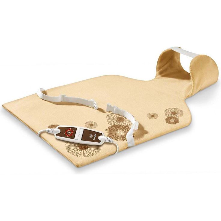 Beurer HK 58 Cosy Rücken--Nacken-Heizkissen aus Flauschfaser, 6 Temperaturstufen, Schnellheizung