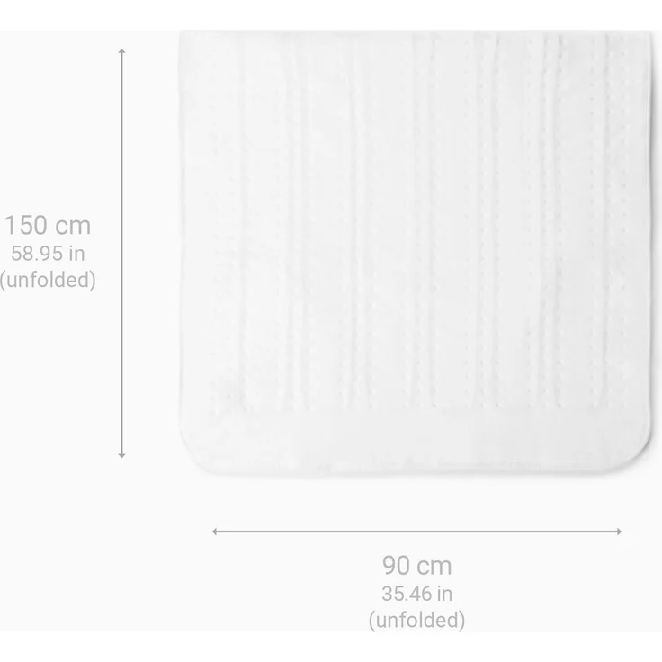 medisana HU 665 Wärmeunterbett, 150 x 80 cm, Abschaltautomatik, Überhitzungsschutz, 3 Temperatursstufen, waschbar, Matratzenheizung für alle gängigen Matratzen geeignet – Bild 4