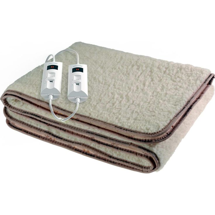 Imetec 6015Q - SCALDASONNO 50 Lana Merino E 50 POLIESTERE 2 Temperature MATRIMONIALE Con THERMOBLO