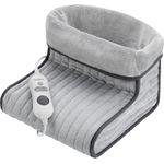 medisana FWS Fußwärmer, elektrische Fußheizung, 3 Temperaturstufen, Abschaltautomatik, Überhitzungsschutz, flauschig waschbarem Innenfutter, für Schuhgröße bis 46