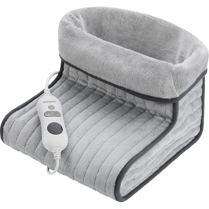 medisana FWS Fußwärmer, elektrische Fußheizung, 3 Temperaturstufen, Abschaltautomatik, Überhitzungsschutz, flauschig waschbarem Innenfutter, für Schuhgröße bis 46