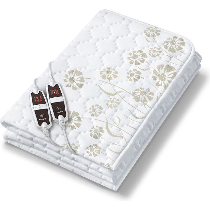 Beurer UB 68 XXL Doppel-Wärmeunterbett, 2 separate Temperaturzonen, Sicherheitssystem, Timerfunktion, 150 x 160 cm