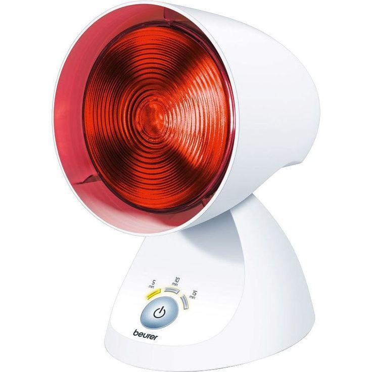 Beurer IL 35 Infrarotlampe, wohltuendes und wärmendes Infrarotlicht mit 3-stufigem Timer und 5 Neigungswinkeln zur Steigerung des Wohlbefindens, Lockerung von Muskeln und Linderung von Verspannungen