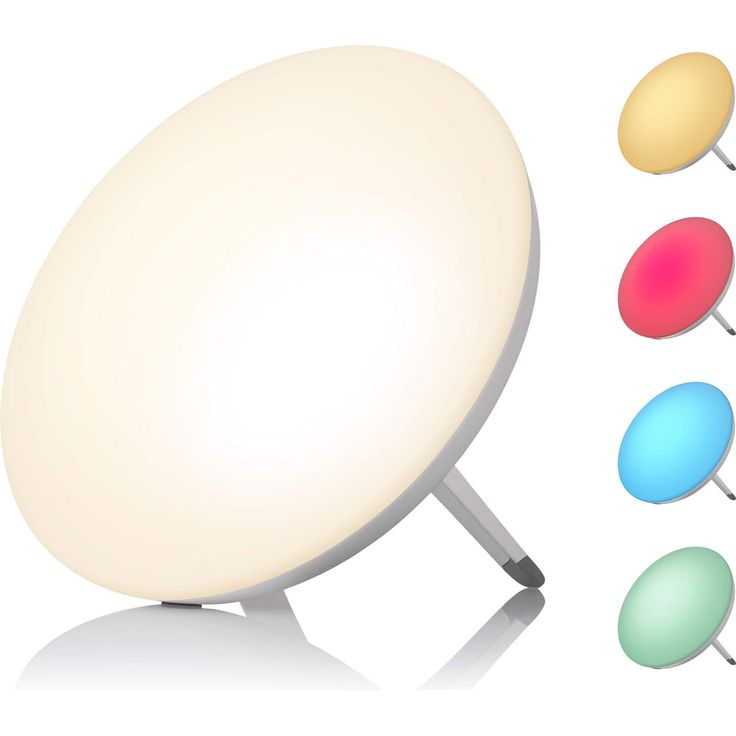 medisana LT 500 Tageslichtlampe, Tageslichtleuchte mit Farbwechsel in 4 Farben, Lichtstärke von 10.000 Lux, Lichttherapie gegen Winterdepressionen, LED-Lichtdusche