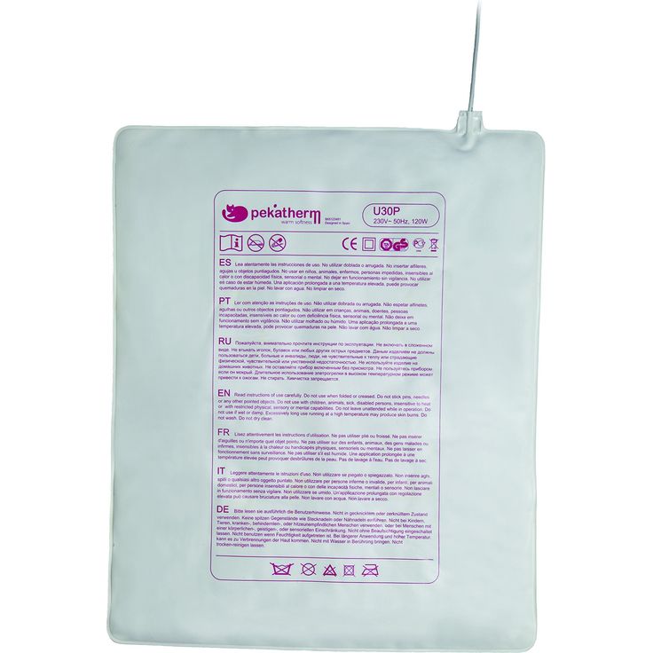 pekatherm u30p Heizkissen Thermo Universal-durchschnitt PVC, 47 x 39 cm