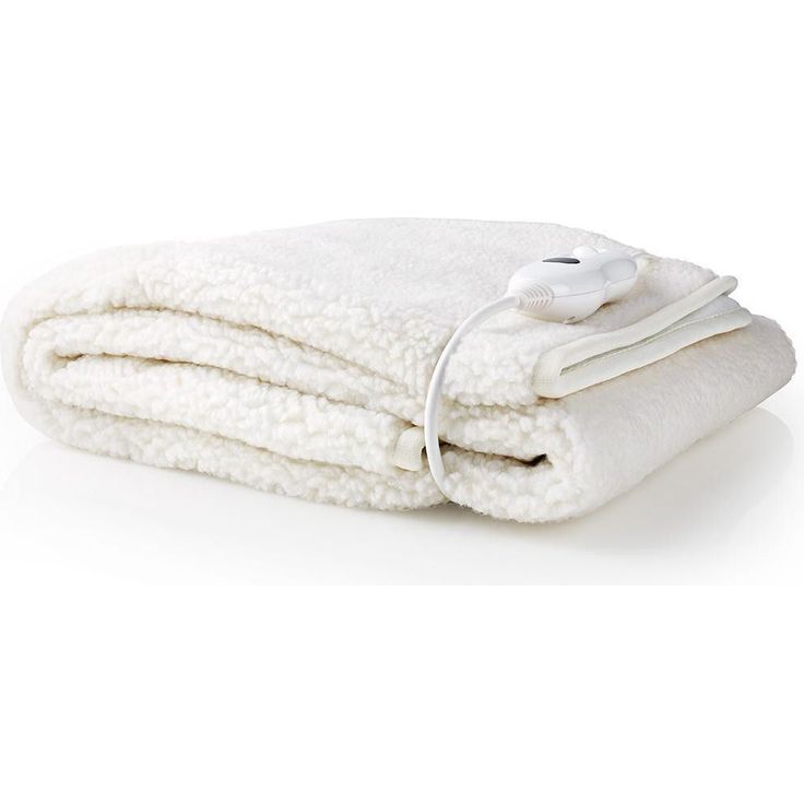 Nedis Heizdecke, PEBL120CWT1 150 x 80 cm 3 Heizstufen Anzeigelampe Überhitzungsschutz