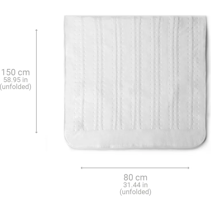 medisana HU 674 Wärmeunterbett, 150 x 80 cm, Abschaltautomatik, Überhitzungsschutz, 4 Temperaturstufen, waschbar, Matratzenheizung für alle gängigen Matratzen geeignet – Bild 3