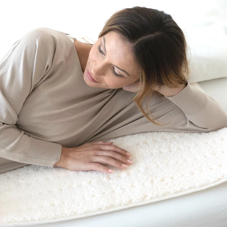 medisana HU 672 Wärmeunterbett super-flauschig, 150 x 80 cm, Schlafen wie auf Wolken, Abschaltautomatik, Überhitzungsschutz, 4 Temperaturstufen, waschbar, Matratzenheizung für alle gängigen Matratzen – Bild 4