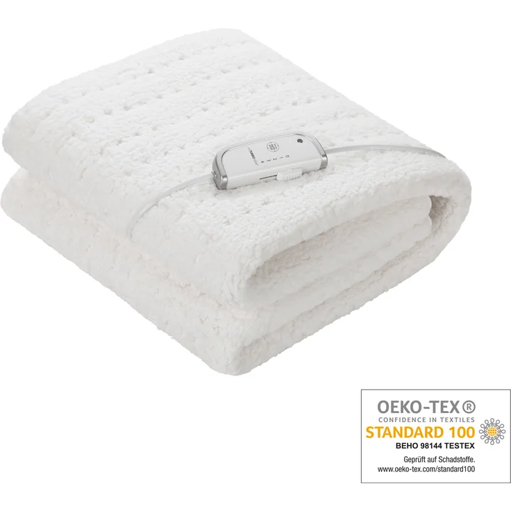 medisana HU 672 Wärmeunterbett super-flauschig, 150 x 80 cm, Schlafen wie auf Wolken, Abschaltautomatik, Überhitzungsschutz, 4 Temperaturstufen, waschbar, Matratzenheizung für alle gängigen Matratzen – Bild 2