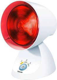 Beurer Infrarotlampe IL 35 Abschaltautomatik 3 Temperaturstufen 150 Watt Leistung weiß