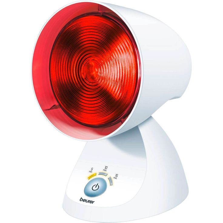 Beurer Infrarotlampe IL 35 Abschaltautomatik 3 Temperaturstufen 150 Watt Leistung weiß
