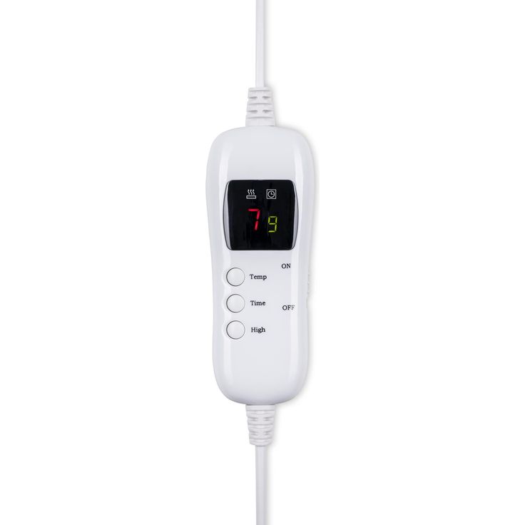 sinnlein sinnlein Heizdecke aus Plüsch 180 x 130 cm Weinrot elektrische Wärmedecke mit Abschaltautomatik Kuscheldecke Timerfunktion 9 Temperaturstufen waschbar bis 40°C Digitalanzeige – Bild 2