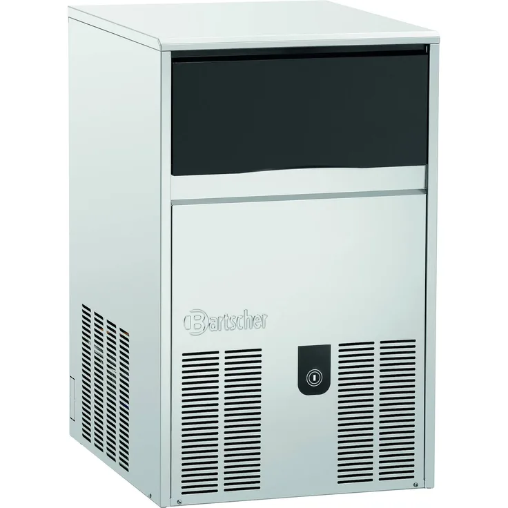 Bartscher B 46 Plus Eiswürfelbereiter, 3,8 L/Stunde, inkl. 1 Eisschaufel, Edelstahl ,Kunststoff, silber