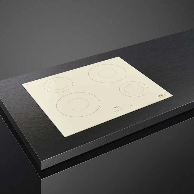 Smeg SI2641DP Einbau Induktionskochfeld 60 cm Creme 4 Kochzonen C-Schliff