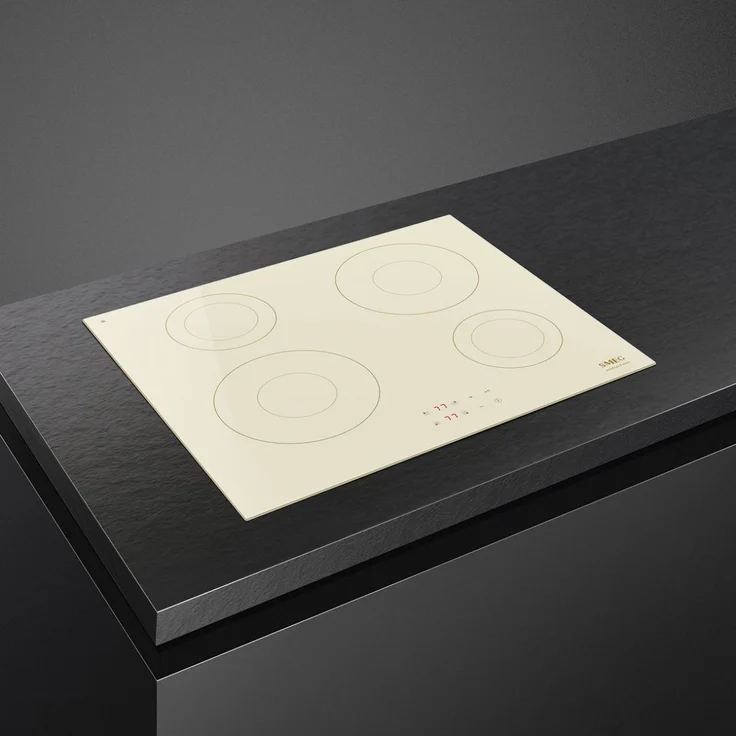 Smeg SI2641DP Einbau Induktionskochfeld 60 cm Creme 4 Kochzonen C-Schliff