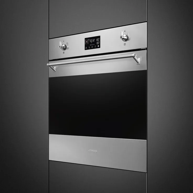 Smeg SO6302S3PX Backofen mit Dampffunktion Classici Design