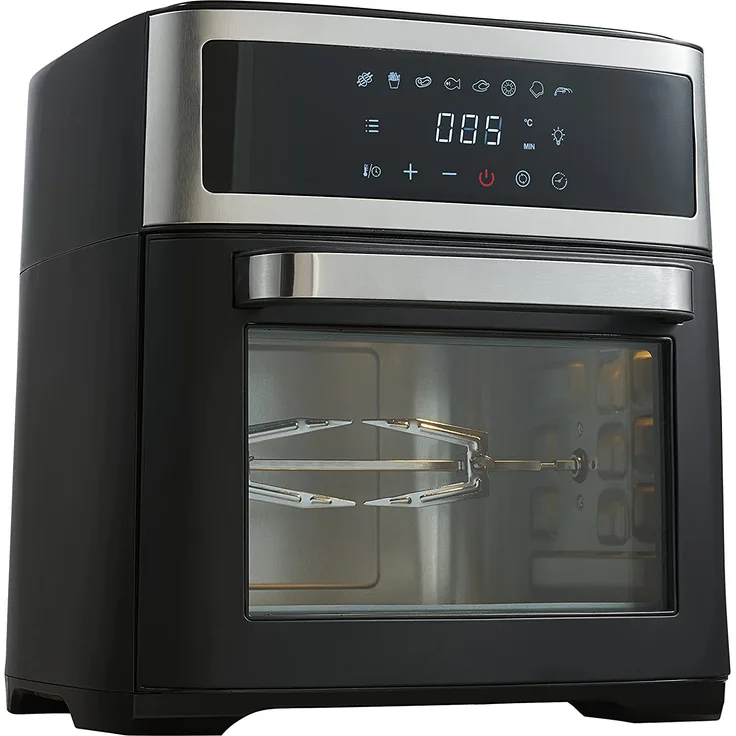 Adler AD 6309 Mini Ofen 13L 2500 Watt Heißluftfritteuse mit LCD-Anzeige Minibackofen mit 8 Programmen - Preisvergleich