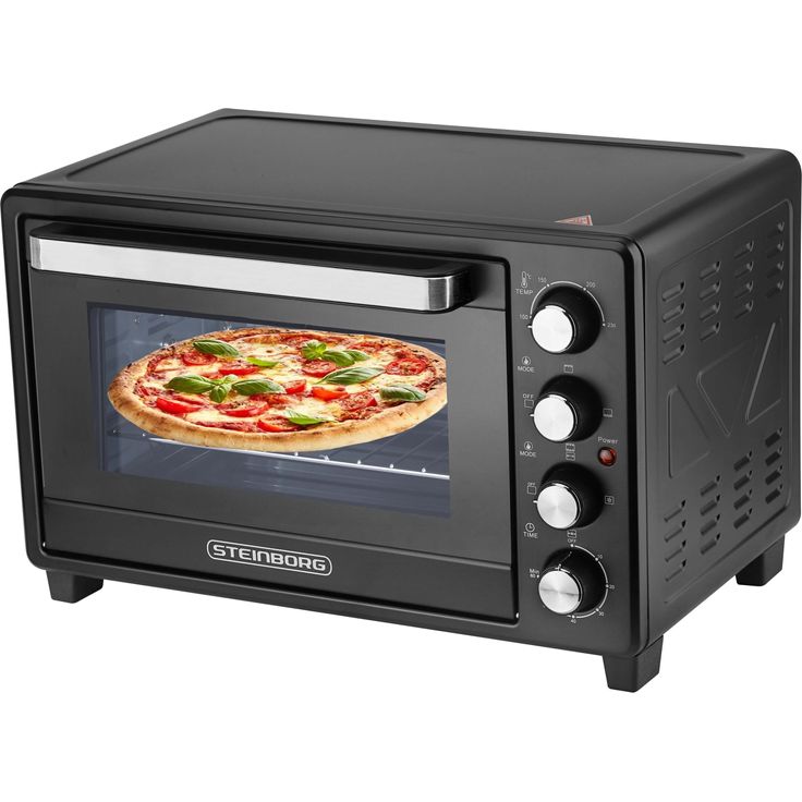 Steinborg SB-3013 Backofen 35L Schwarz – Bild 2