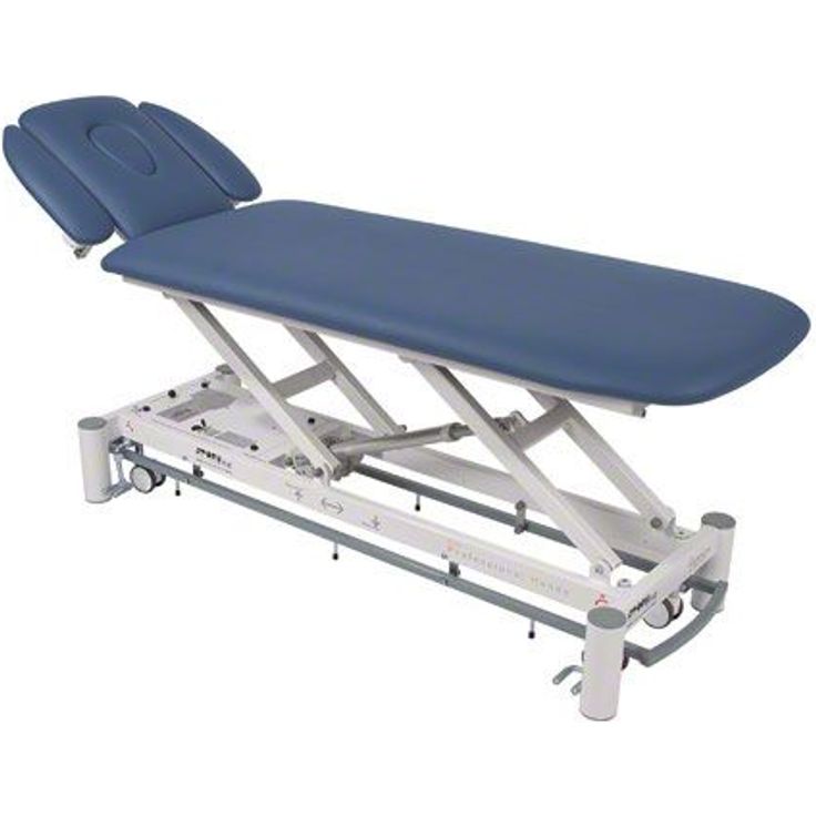 Sport-Tec Therapieliege Massageliege Smart ST4 mit Radhebesystem und Rundumschaltung, taubenblau