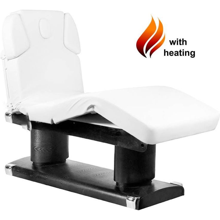 Medeo 053838H Massageliege Schwarz / Weiß mit 4 Motoren Heizung & Memory