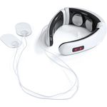 MAXXmee Nacken-Massagegerät EMS 16 Intensitätsstufen weiß-schwarz