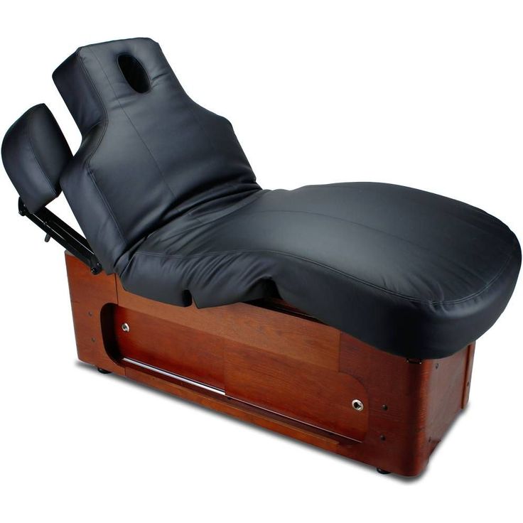 Medeo 053361-5 Massageliege schwarz / braun mit Memory