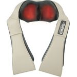 Das Original Donnerberg Nackenmassagegerät NM089 in beige Shiatsu-Massage für Nacken, Rücken, Schulter, Beine