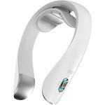 SKG Nackenmassagegerät, K5PRO, weiß Muskeltherapie zum Stressabbau, patentierte elektronische Technologie, batteriebetrieben