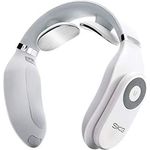 SKG Nackenmassagegerät, 4356E, weiß Muskeltherapie zum Stressabbau, patentierte elektronische Technologie, batteriebetrieben