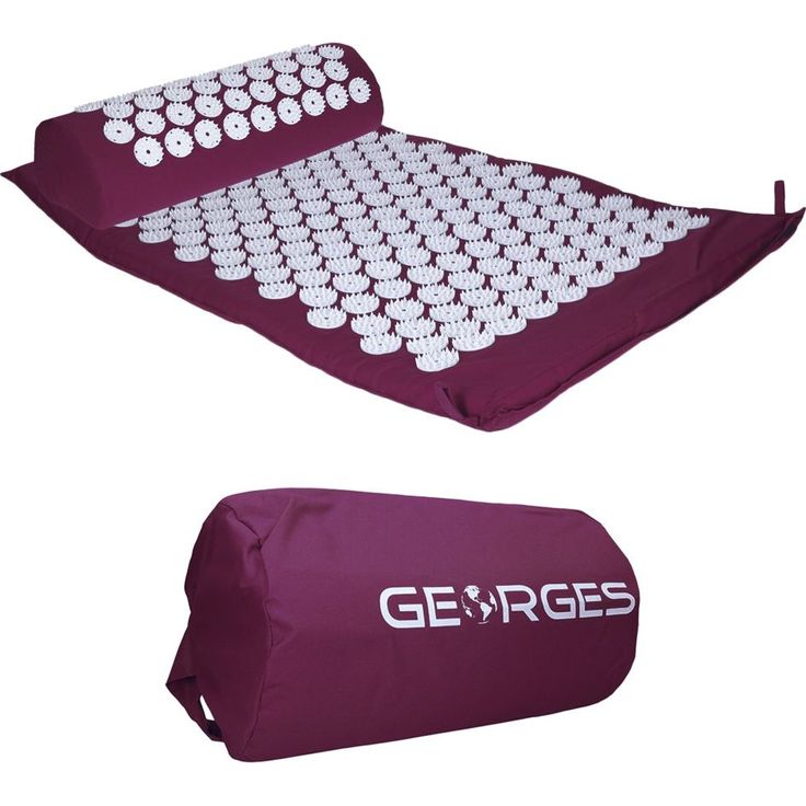 Georges Akupressurmatte mit Kissen 75x44cm Lila