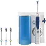 Oral-B OxyJet Munddusche MD 20 mit 5 Wasserdruckstufen, Ladestandanzeige, Massage-Funktion