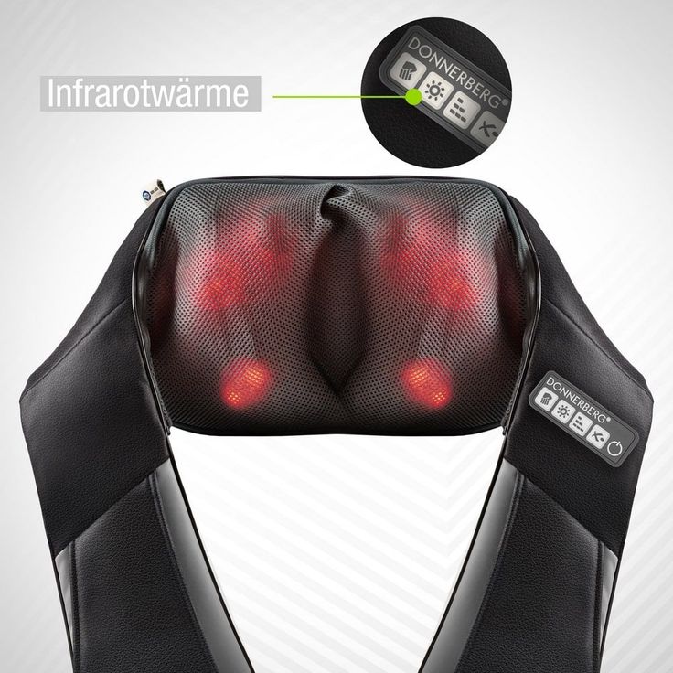 Donnerberg NM088 Nackenmassagegerät Klopfy schwarz Shiatsu-Massage für Nacken, Rücken, Schulter, Beine – Bild 5