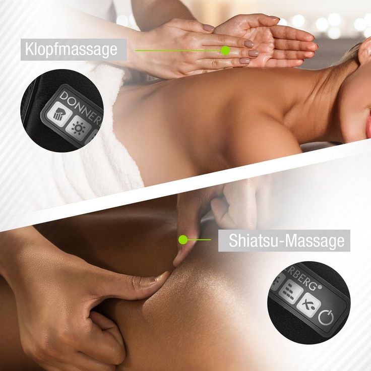 Donnerberg NM088 Nackenmassagegerät Klopfy schwarz Shiatsu-Massage für Nacken, Rücken, Schulter, Beine – Bild 7