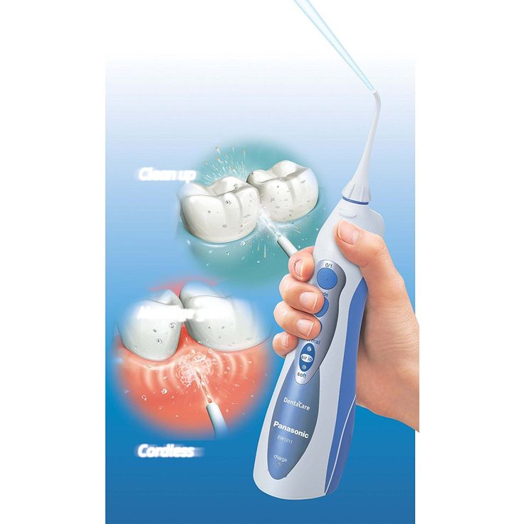 Panasonic EW1211 Interdentalreiniger mit 3 Reinigungsmodi, weiß/blau, für saubere & gesunde Zähne – Bild 5