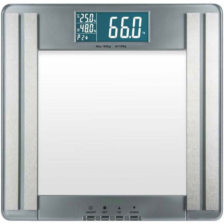 Medisana 40446 PSM Körperanalysewaage, Trittfläche aus Sicherheitsglas, batteriebetrieben