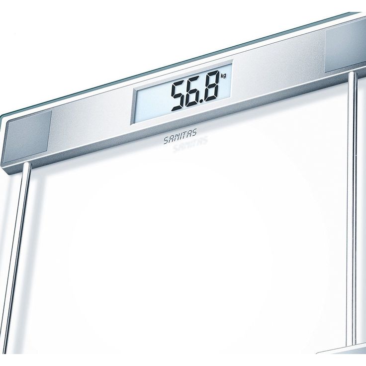 Sanitas SGS 06 Glaswaage Personenwaage bis 150 kg Tragkraft und großem Display – Bild 5