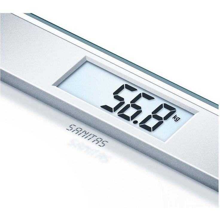 Sanitas SGS 06 Glaswaage Personenwaage bis 150 kg Tragkraft und großem Display – Bild 3
