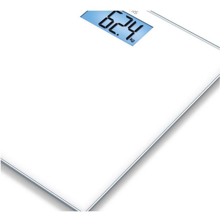 Sanitas SGS 03 Glaswaage, weiß,Digitalwaage mit 150 kg maximaler Tragkraft – Bild 2