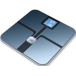 Beurer BF 800 Diagnosewaage Personenwaage mit innovativer Vernetzung zwischen Smartphone und Waage für einen optimalen Überblick der Messwerte zuhause oder unterwegs