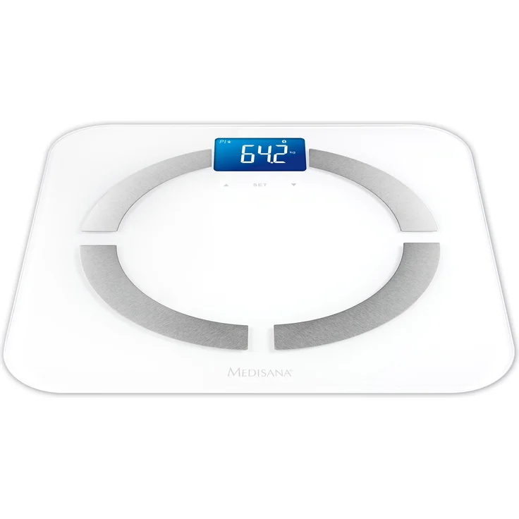 medisana BS 430 connect, digitale Körperanalysewaage 180 kg, Personenwaage zur Messung von Körperfett, Körperwasser, Muskelmasse und Knochengewicht, Körperfettwaage mit Körperanalyse App – Bild 2