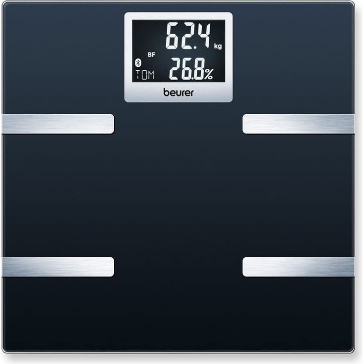 Beurer BF 700 Diagnosewaage, Messung von Körperfett, Körperwasser, Muskelanteil und Knochenmasse, Kalorienbedarf AMR, BMR, BMI, mit App, Anbindung, zertifizierter Datenschutz