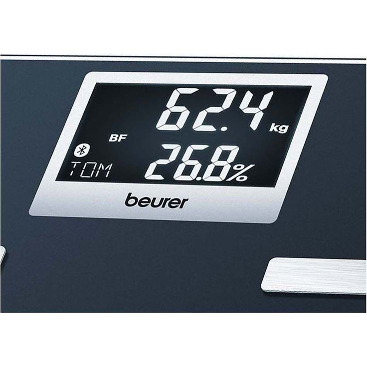 Beurer BF 700 Diagnosewaage, Messung von Körperfett, Körperwasser, Muskelanteil und Knochenmasse, Kalorienbedarf AMR, BMR, BMI, mit App, Anbindung, zertifizierter Datenschutz – Bild 3