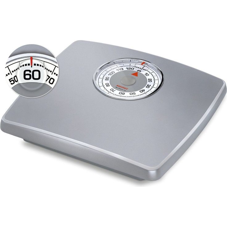 Soehnle Analog Loupe Personenwaage, silber, Waage mit einer Tragkraft von 130 kg, Personenwaage mit 1 kg Teilung, Körperwaage für gute Standsicherheit – Bild 4